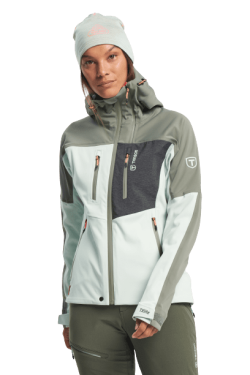 Tenson Touring softshell skijakke til dame med stræk og vindbeskyttelse