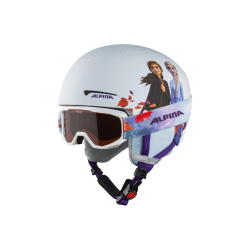 Alpina ZUPO Disney Frozen skihjelm med skibrille til børn